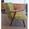 Pair of Danish Teak Leaning Chairs